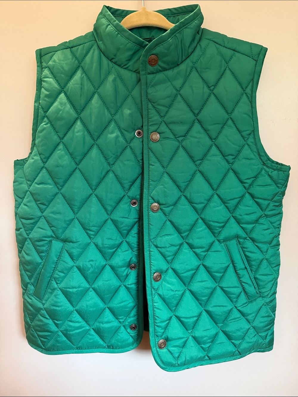 Janie and Jack Quilted Emerald Green Kids Vest